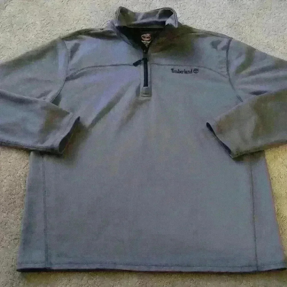 TIMBERLAND MEN'S FLEECE QUARTER ZIP PULLOVER SIZE LARGE